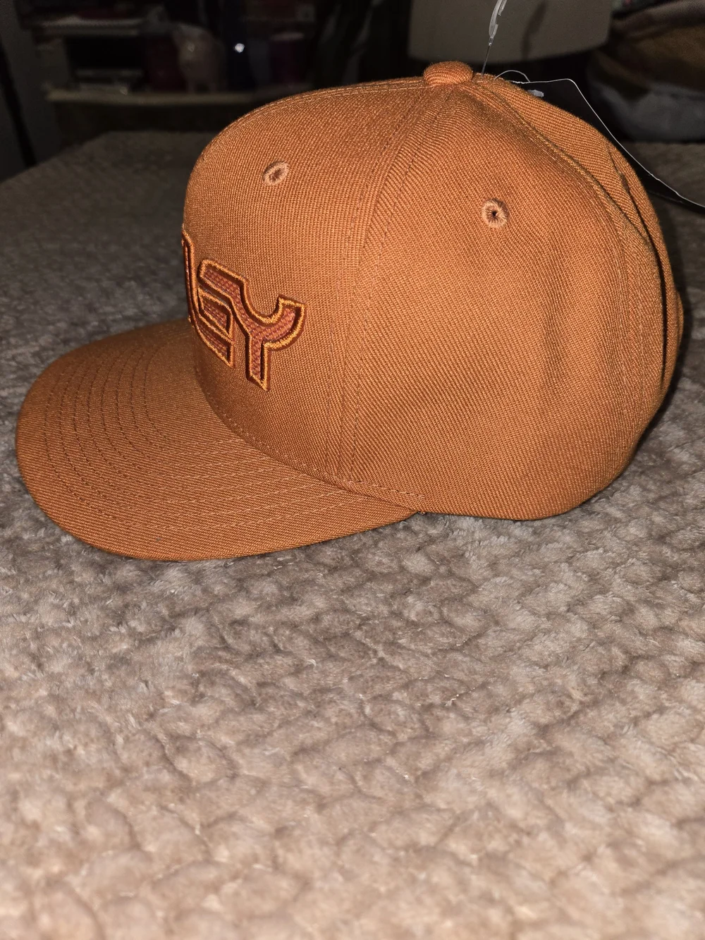 Oakley Ginger Orange B1B Flat Bill Snapback Hat NWT